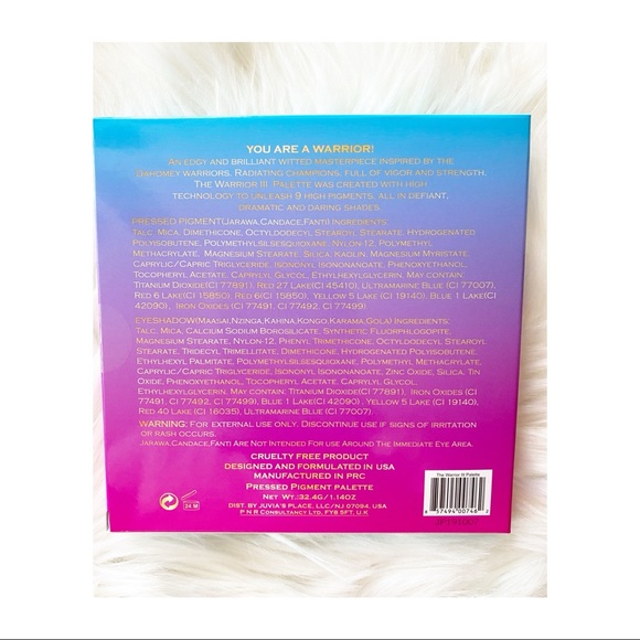 JUVIAS PLACE WARRIOR 3 EYESHADOW PALETTE - Picture 5 of 6